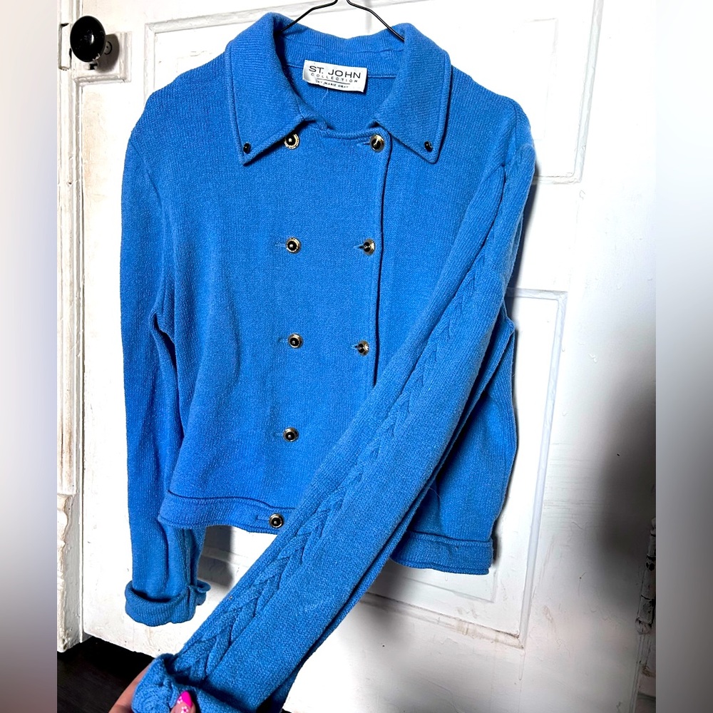 St. John Blue jacket Size 6/8